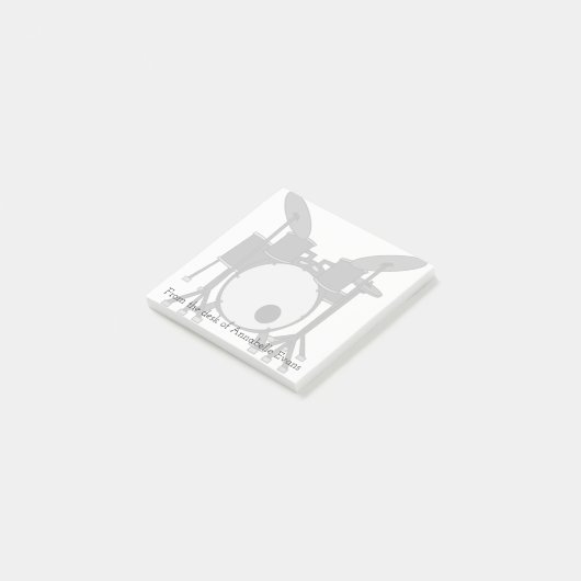 Drum Kit Post-it® Notes (Schuin)