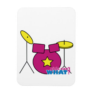 Drum Kit - Roze Magneet