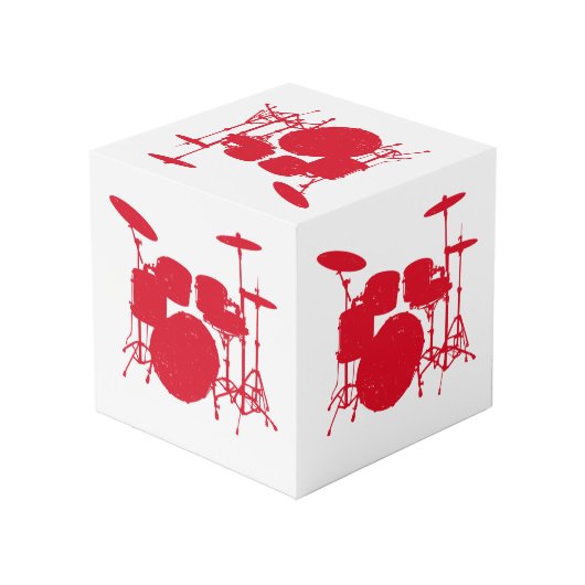 Drum Kit Silhouette Kubus (Achter hoekig)