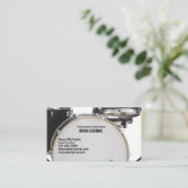 Drum leraar visitekaartje (Staand voorkant)