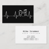 Drum leraar visitekaartje (Voorkant / Achterkant)