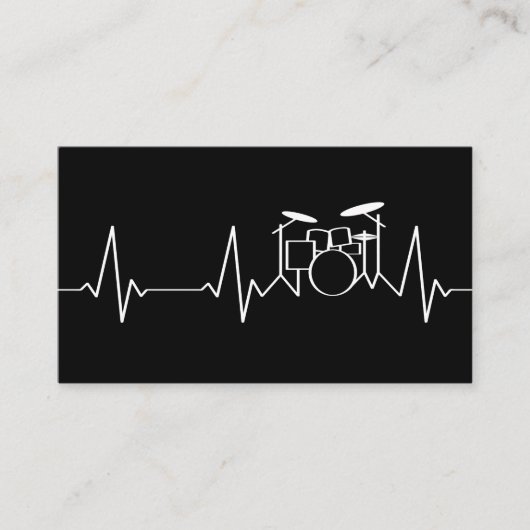 Drum leraar visitekaartje (Voorkant)