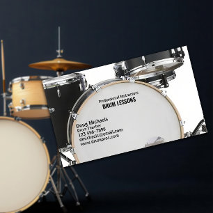 Drum leraar visitekaartje
