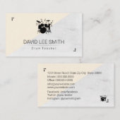 Drum leraar visitekaartje (Voorkant / Achterkant)