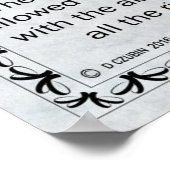 Drum-licentie Poster (Hoek)