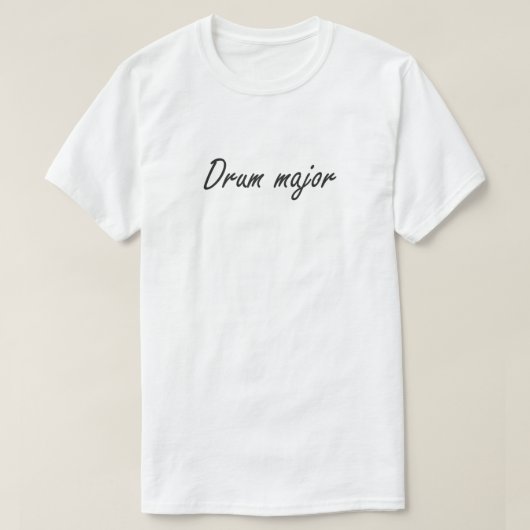 Drum Major, beste drum op de trommel, grote tromme T-shirt (Design voorkant)