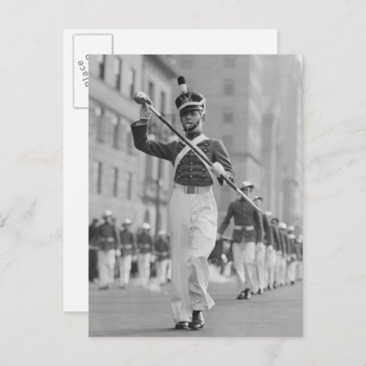 Drum Major Briefkaart (Voorkant / Achterkant)