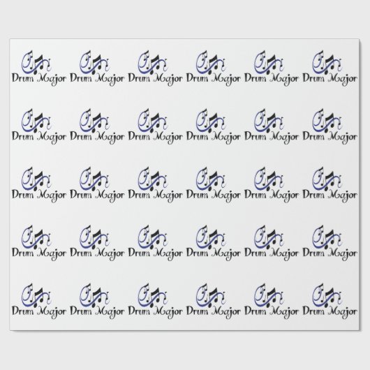 Drum Major Cadeaupapier (Vlak)