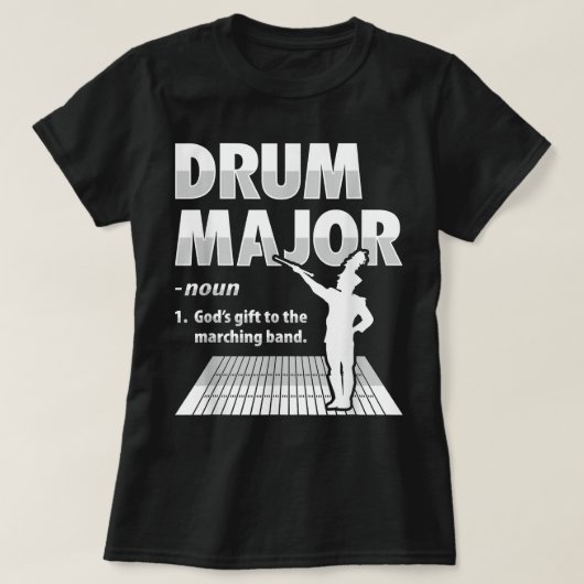 Drum Major Definition Design voor een drum Major T-shirt (Design voorkant)