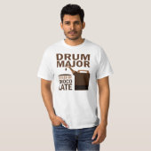 Drum Major (Funny) Chocolate T-shirt (Voorkant volledig)