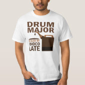 Drum Major (Funny) Chocolate T-shirt (Voorkant)