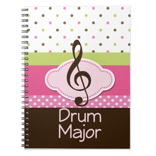 Drum Major Gift Journal-laptop Notitieboek (Voorkant)