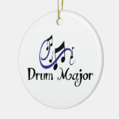 DRUM MAJOR KERAMISCH ORNAMENT (Links)