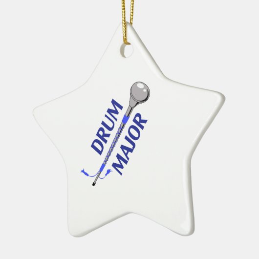 DRUM MAJOR KERAMISCH ORNAMENT (Links)