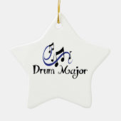 DRUM MAJOR KERAMISCH ORNAMENT (Voorkant)