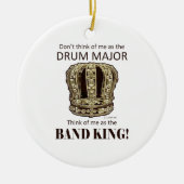 Drum Major King Keramisch Ornament (Voorkant)