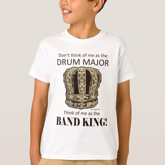 Drum Major King T-shirt (Voorkant)