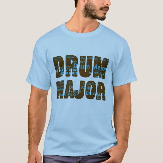 Drum Major-lettertype T-shirt (Voorkant)