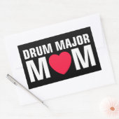 Drum Major Mam - Marching Band Rechthoekige Sticker (Envelop)