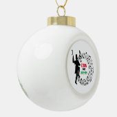 Drum Major Marching Band Kerst Ornament (Links)