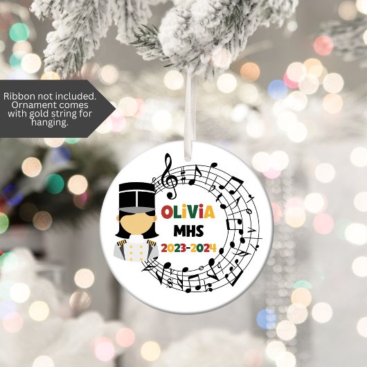 Drum Major Marching Band Kerst Ornament