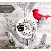 Drum Major Marching Band Kerst Ornament