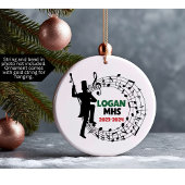 Drum Major Marching Band Kerst Ornament