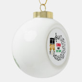 Drum Major Marching Band Kerst Ornament (Links)