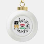 Drum Major Marching Band Kerst Ornament (Voorkant)