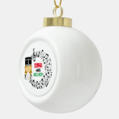Drum Major Marching Band Kerst Ornament (Rechts)