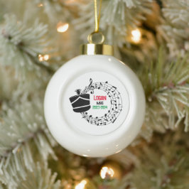 Drum Major Marching Band Kerst Ornament