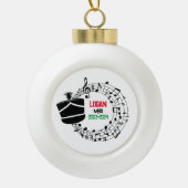 Drum Major Marching Band Kerst Ornament (Voorkant)