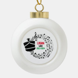 Drum Major Marching Band Kerst Ornament