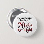 Drum Major Ninja Ronde Button 5,7 Cm (Voorkant /achterkant)