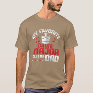 Drum Major noemt me papa ontwerp voor een Drum Maj T-shirt