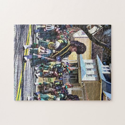 Drum Major of Pipe Band Legpuzzel (Horizontaal)
