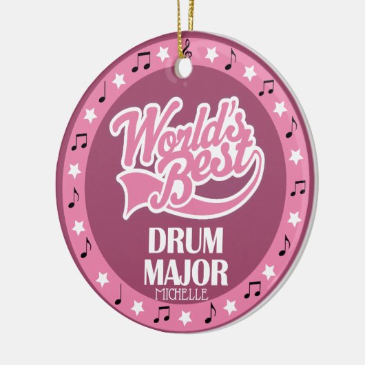 Drum Major Ornament Band Gift voor haar (Links)