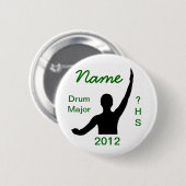 Drum Major Ronde Button 5,7 Cm (Voorkant /achterkant)