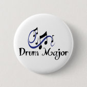 Drum Major Ronde Button 5,7 Cm (Voorkant)