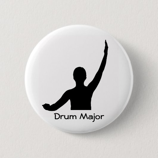 Drum Major Ronde Button 5,7 Cm (Voorkant)