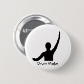 Drum Major Ronde Button 5,7 Cm (Voorkant /achterkant)