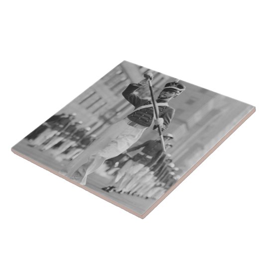 Drum Major Tegeltje (Zijkant)