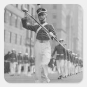 Drum Major Vierkante Sticker (Voorkant)