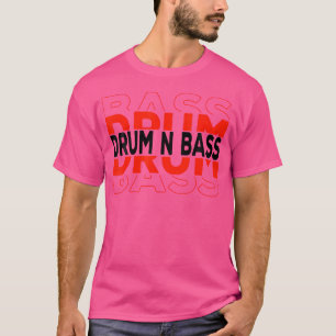 Drum N Bass DNB Astronaut Space Electro Music Drum T-shirt