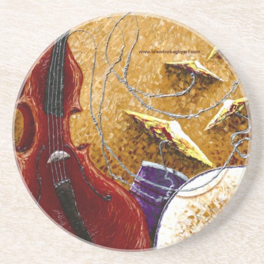 Drum "n" Bass Drink Onderzetter (Voorkant)