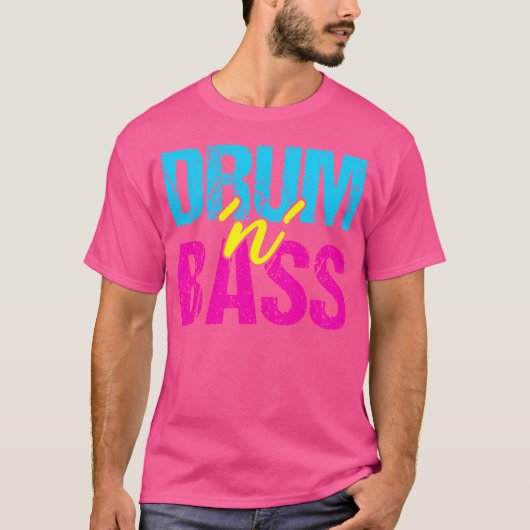 Drum N Bass - Edm Rave Stylish Dj Raver T-shirt (Voorkant)