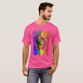 Drum N Bass Hardcore Gabber Devil Satan Techno Fre T-shirt (Voorkant volledig)