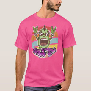 Drum N Bass Hardstyle Frenchcore Retro Hippie Spir T-shirt