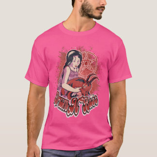 Drum N Bass Hardstyle Frenchcore Satan Spirituele  T-shirt