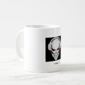 Drum n Bass Tasse Koffiemok (Voorkant links)